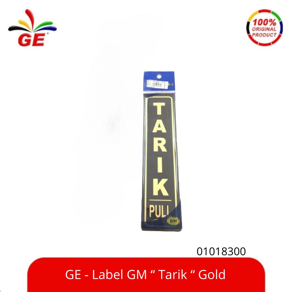 

GE Label GM " Tarik " - 01018300