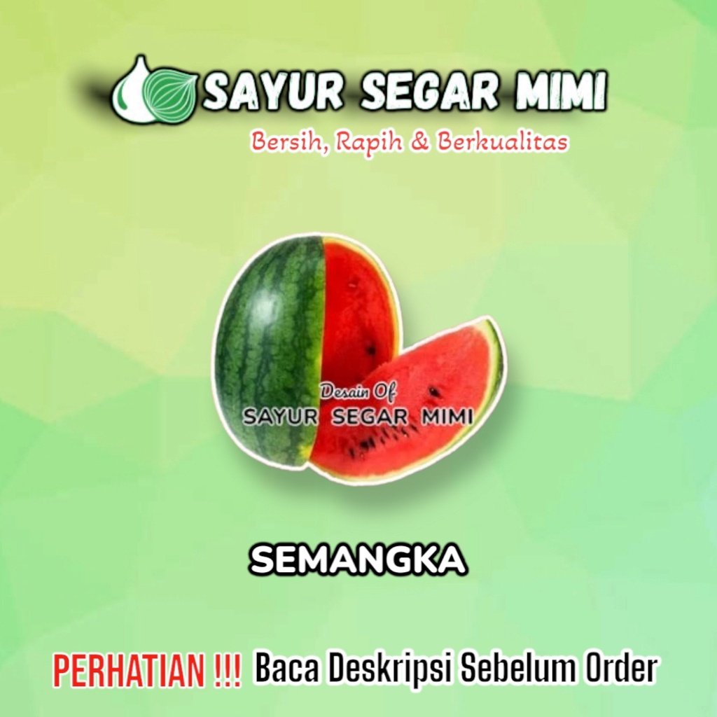 

Semangka Perbuah - Sᴀʏᴜʀ Sᴇɢᴀʀ ♏ɪᴍɪ