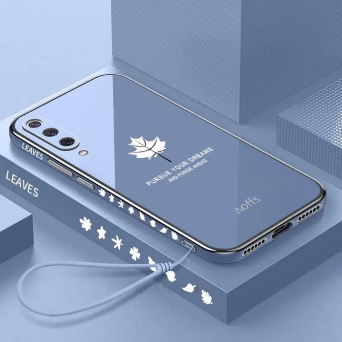 Casing Samsung Galaxy A50 / A50S /A30S Softcase Silicon Maple Leaves Case Cover A50