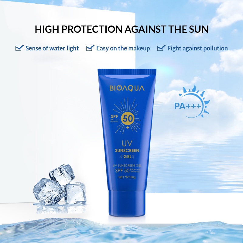 BIOAQUA UV Sunscreen Gel SPF 50 PA ++++ 50g