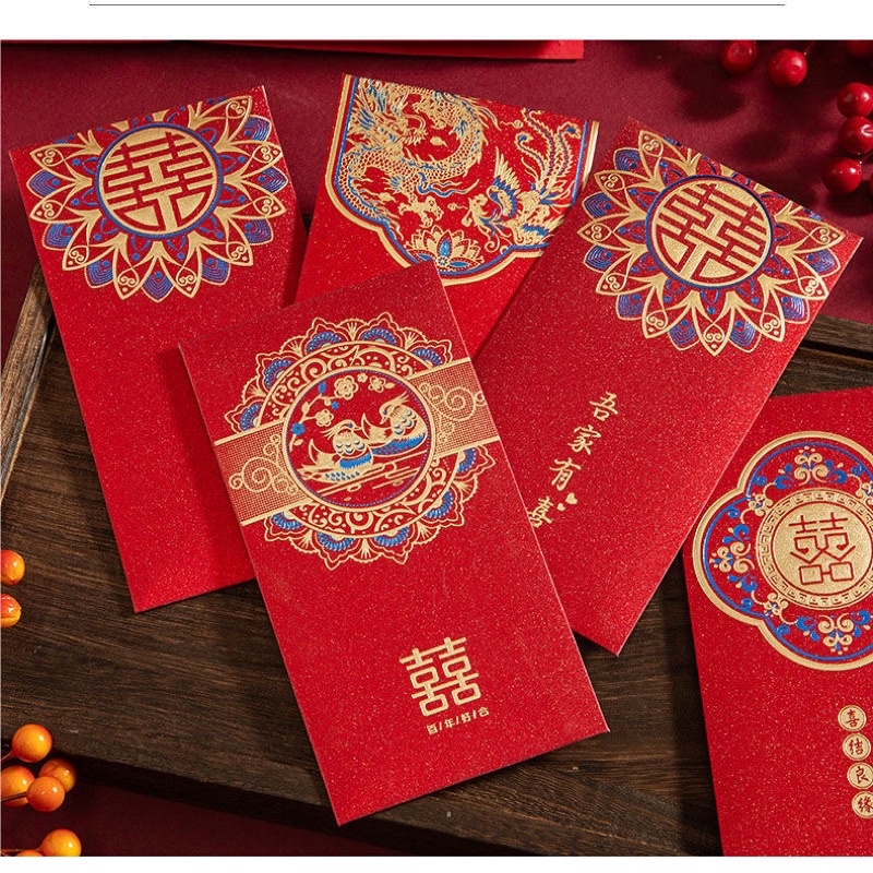 

(DELIN) （2PCS ）ANGPAU SUSU WEDDING/ ANGPAO JUMBO NIKAH GLITER/ ANGPAO PREMIUM PERNIKAHAN / ANGPAU MAHAR/ TEAPAI / SANGIT ANGPAU