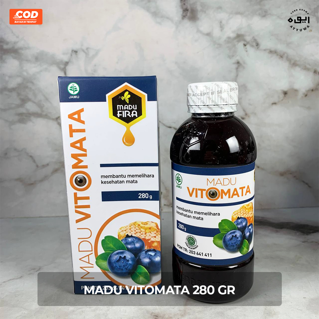 

MADU VITOMATA HERBAL KESEHATAN MATA KATARAK MINUS GLAUKOMA ORIGINAL MADU FIRA 280gr