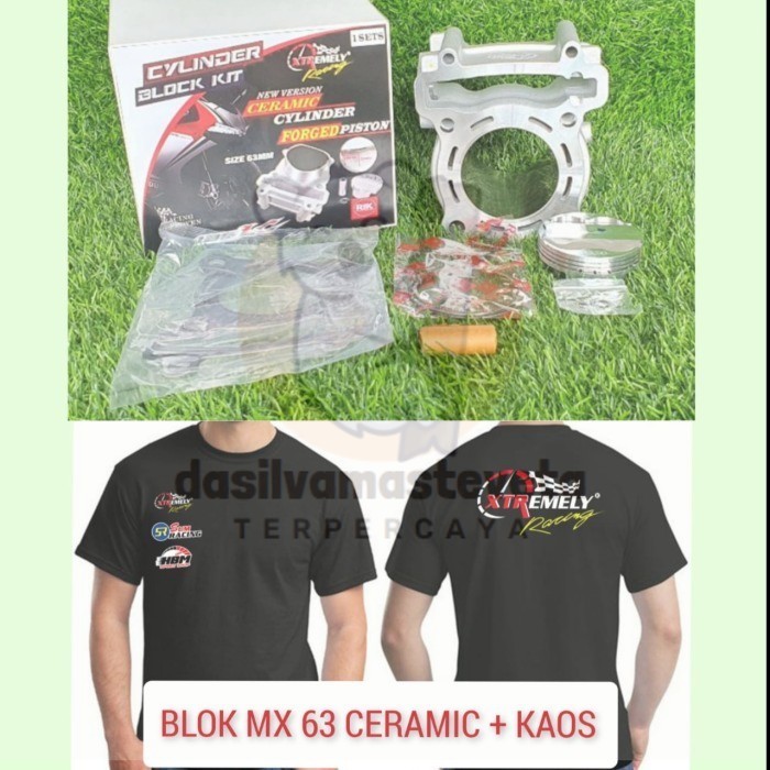 BLOK BORE UP CERAMIC MX KING OLD NEW VIXION NVA 57, 62, 63, 65, 72 XTR - 63MM