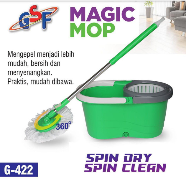 MAGIC MOP GSF G-422 / ALAT PEMBERSIH LANTAI OTOMATIS GSF G-422 / ALAT PEL PUTAR OTOMATIS GSF G-422