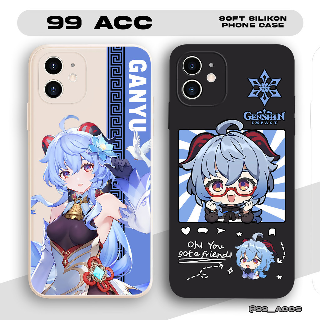 Case Xiaomi Redmi 12 12C 9 9A 9C NOTE12 NOTE10 NOTE9 10C 10A 9T NOTE8 Casing Genshin Impact Aestheti