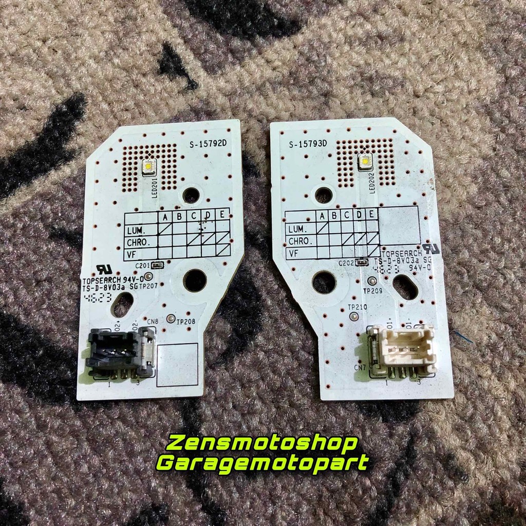 PCB Lampu Alis Lampu Senja Yamaha New Aerox Connected Ori Copotan