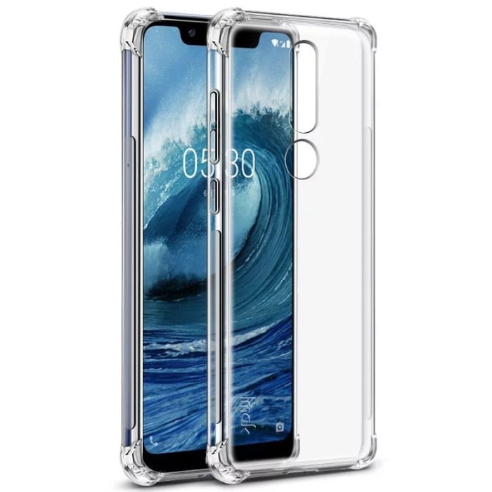 NOKIA X5 CASE NOKIA 5.1 PLUS ANTICRACK SOFT JELLY CASE #HSSFT