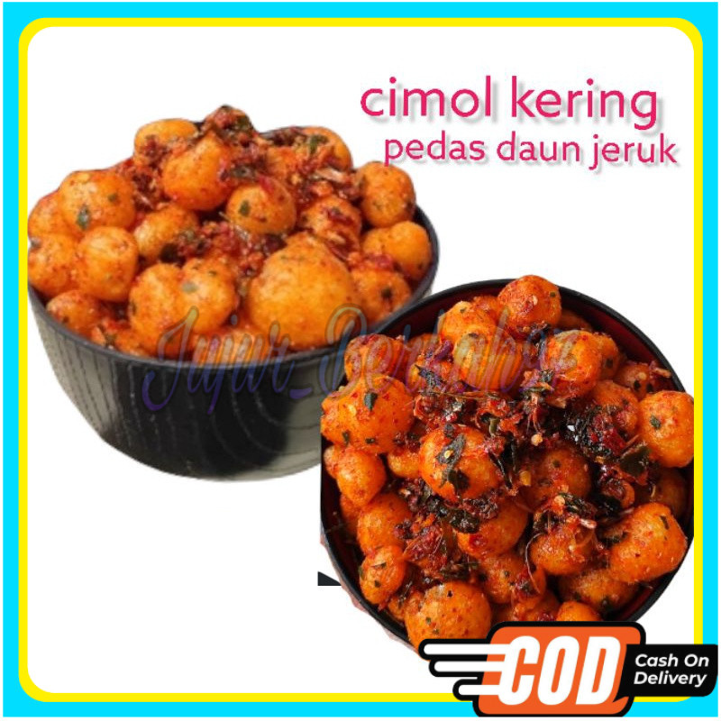

cimol kering pedas daun jeruk 1kg /emplod/endog lewo