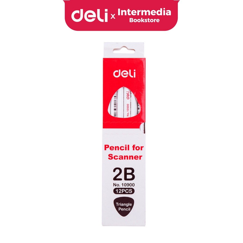 

Deli W10900 Pensil Kayu Graphite Pencil 2B Kayu berkualitas tinggi