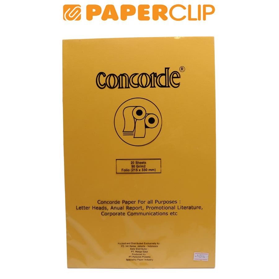 

KERTAS CONCORDE F4 80510 90G ISI 20