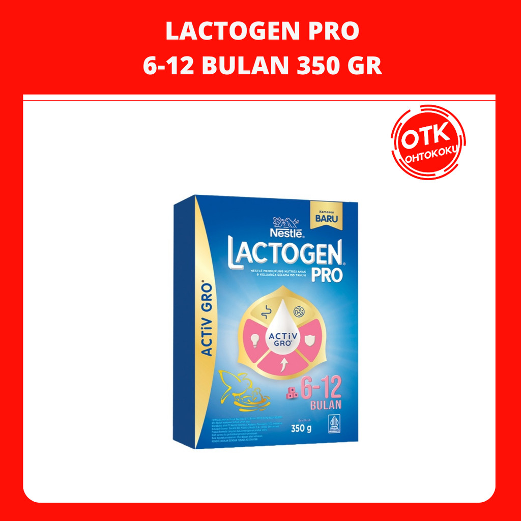 

Lactogen Pro 2 Susu Formula Bayi Usia 6-12 Bulan 350 gr