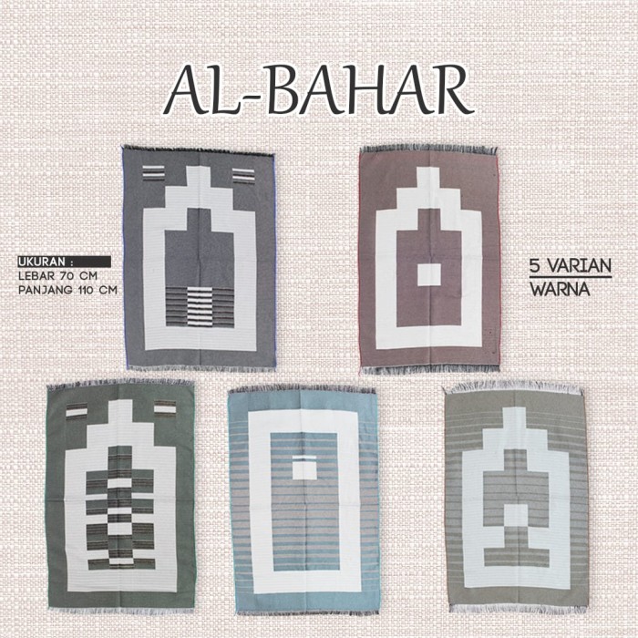 Sajadah Travel Metalik Al Quds Turki / Sajadah Tipis Motif Quba Turkey