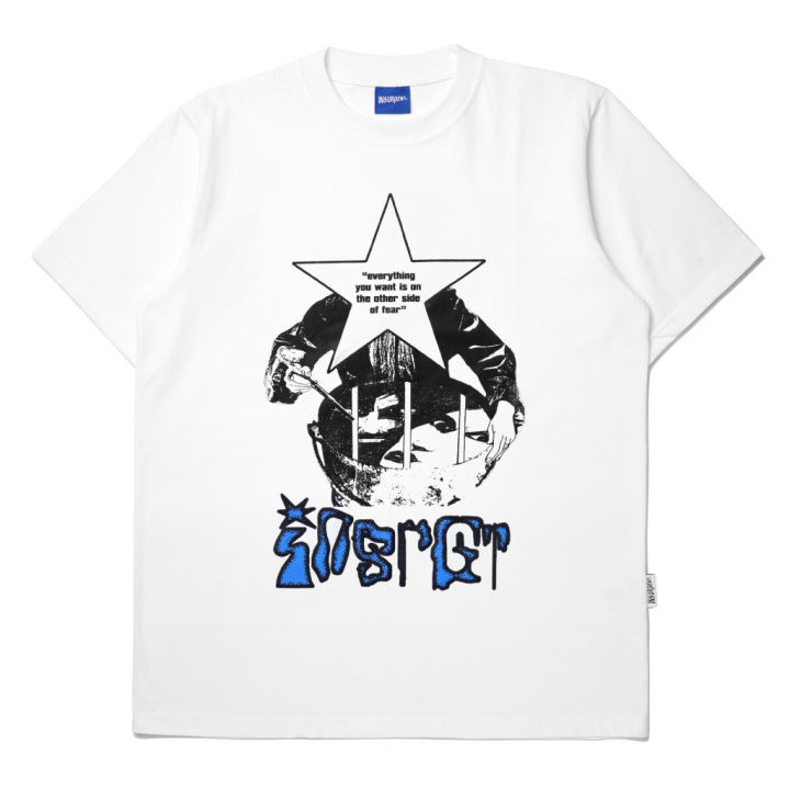 【COD】 T-Shirt Kaos Pria Other Side White COTTON COMBED Cotton slim fit Printing