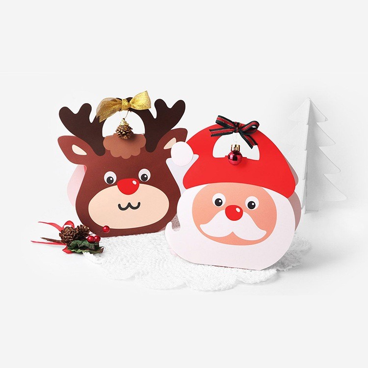 

SATUAN - GIFT BOX 3D NATAL DEER SNOWMAN SANTA LUCU - CANDY / COOKIES / SOUVENIR BOX CHRISTMAS