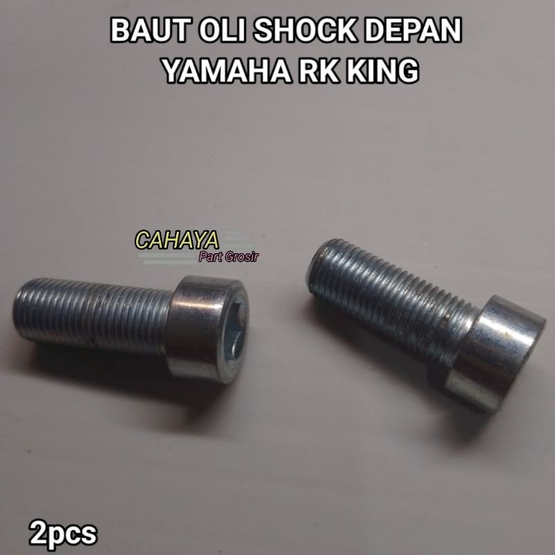 2pcs BAUT OLI SHOCK DEPAN YAMAHA RK KING ORIGINAL @