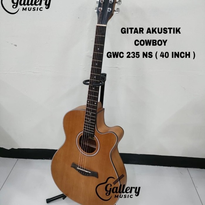 Gitar akustik cowboy GWC 235 NA NS gitar cowboy 40inch ORINAL - NS Brown, Gitar Pick