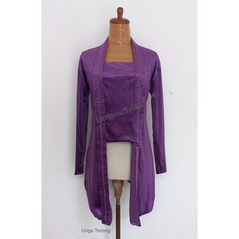 Baju KEBAYA BLUDRU KUTUBARU PAYET ( TUNIK ) STANDART & JUMBO PANJANG