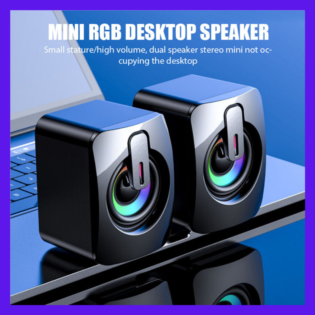 SALON SOUND SPEKER Speaker USB Multimedia Portable / Speaker Music Mini for Gaming Computer Laptop