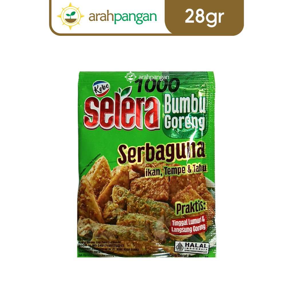 

Bumbu Goreng Serbaguna Ikan, Tempe, Tahu SELERA Kobe 28gr