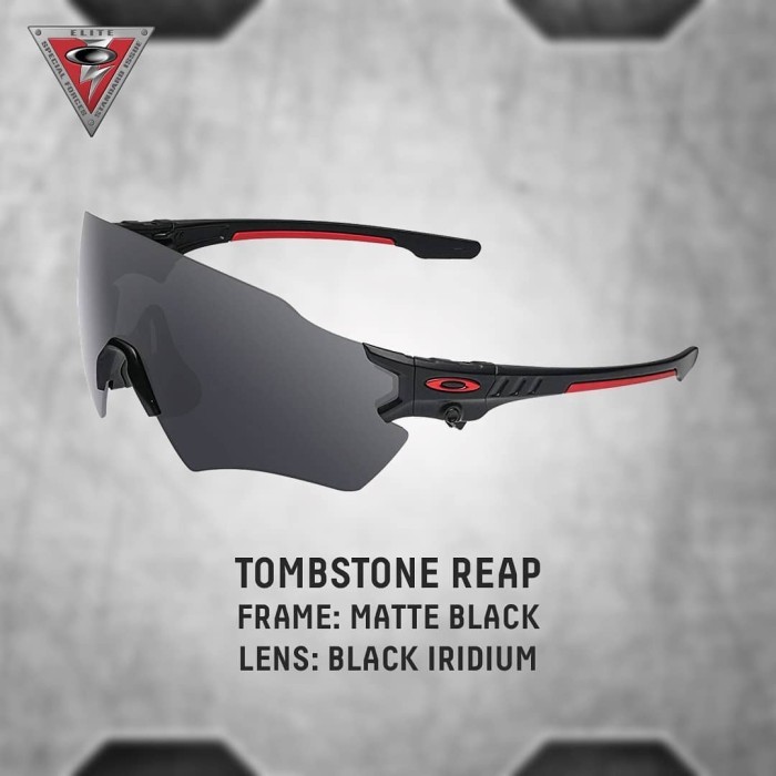 Kacamata Tactical Oakley SI Tombstone Reap Frame Matte Black w/ Black Iridium Lens