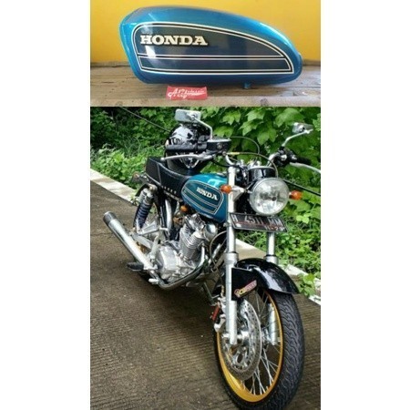 striping honda cb125 stiker honda cb125 stiker cb 125 DETAIL ORIGINAL stiker CB polet tangki cb125 U