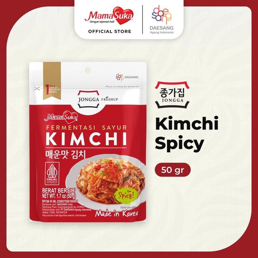 

Kimchi Sawi Korea Spicy 50gr Jongga