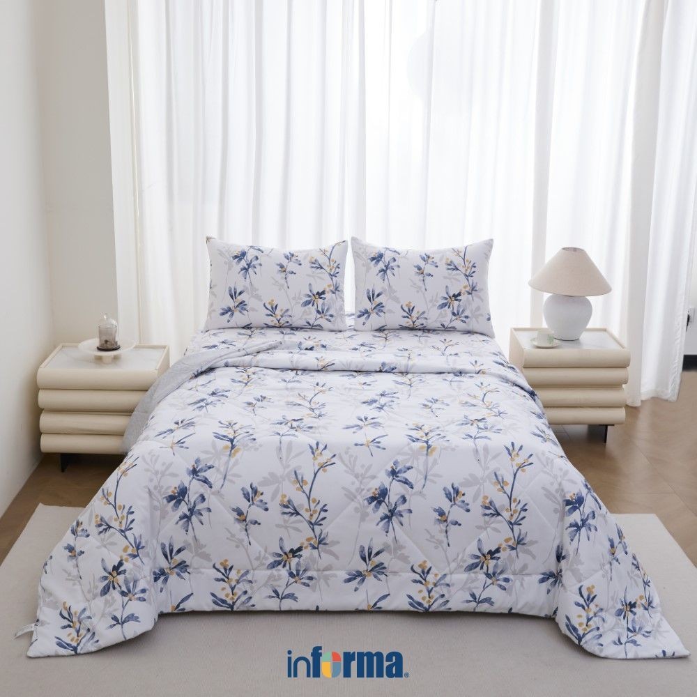 Informa Set Seprai Microfiber Print Wally King Queen Single 180x200 160x200 120x200 Tempat Tidur Ala