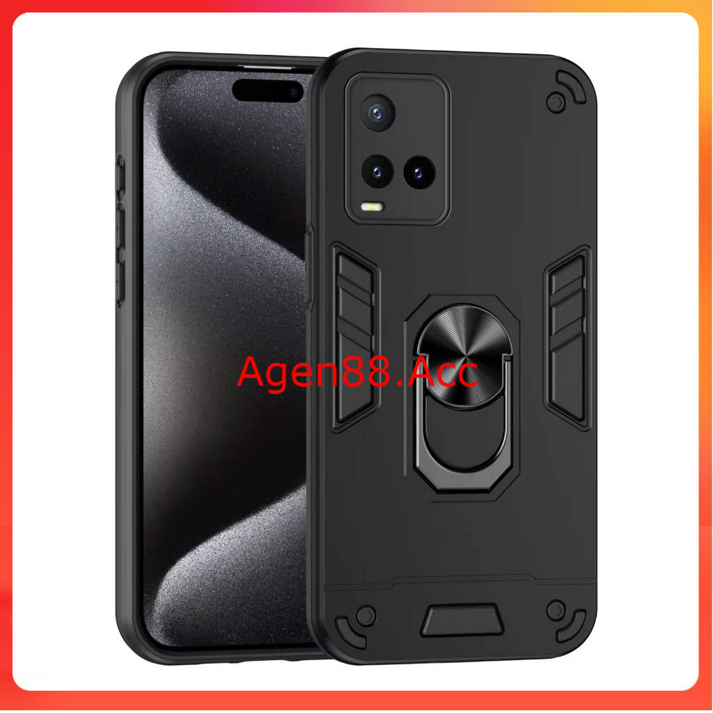 [ VIVO Y21 / Y21A / Y21S / Y21T / Y33S / Y33T ] CASE ROBOT RING STAND TRANSFORMER / HARDCASE ROBOT A