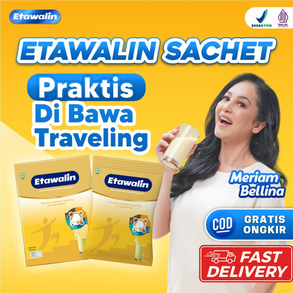 

Etawalin 5 Sachet Membantu Meredakan Nyeri Sendi dan Pegal Linu Etawalin Original