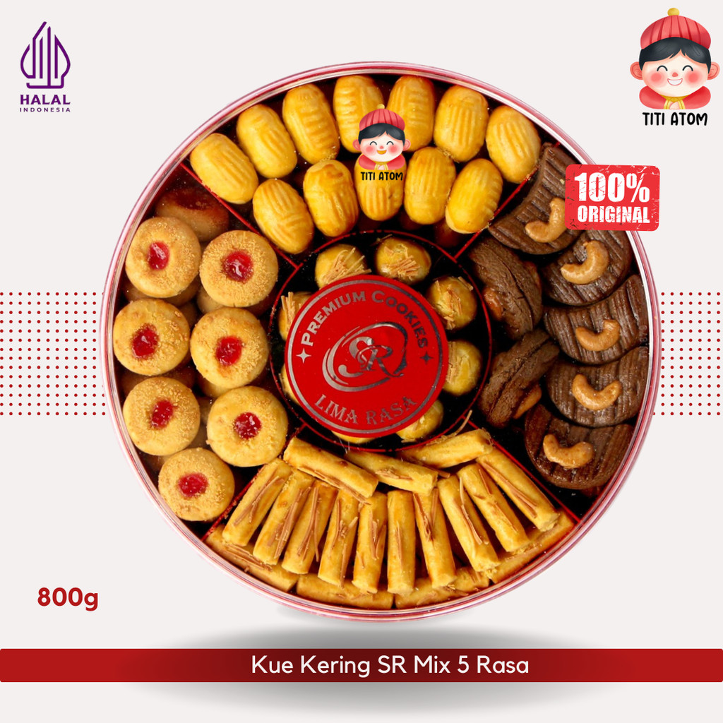 

KUE KERING SR MIX CAMPUR 5 RASA UNTUK PARSEL RAMADAN/LEBARAN/IDULFITRI