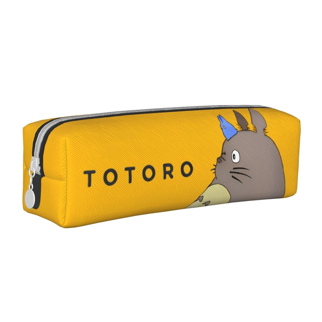 

T-TotoroS Cartoon Pencil Cases New Anime Pen Holder Bags Student Large Storage Office Zipper Pencilcases