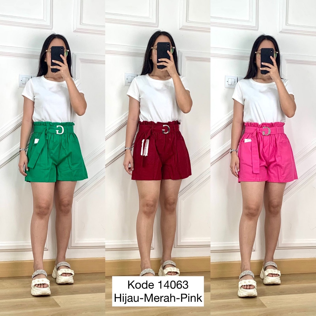 Celana Pendek Santai I Celana Pendek Wanita Murah I Celana Pendek Bahan Wanita I Celana Pendek Bahan