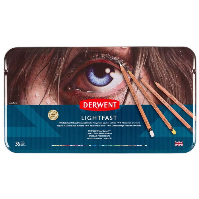 

Derwent Lighfast set 36
