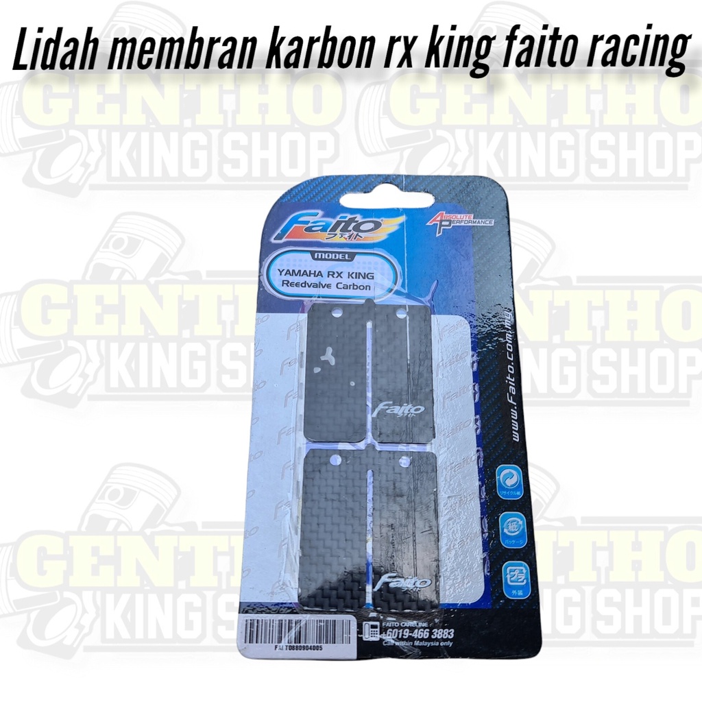 Lidah membran rx king karbon faito racing