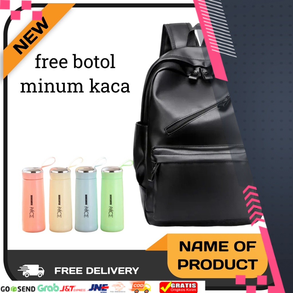 TAS SEKOLAH MAIN ANAK REMAJA DEWASA /BEST SELLER TAS RANSEL KULIT ERVARD - BACKPACK PREMIUM QUALITY 