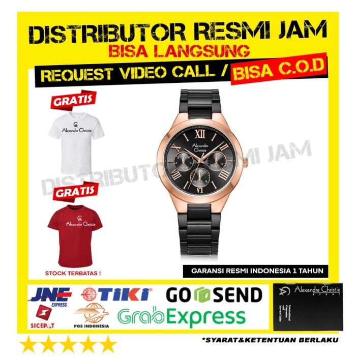 ALEXANDRE CHRISTIE 2829BF AC2829BF 2829 BF GARANSI RESMI 12 BULAN