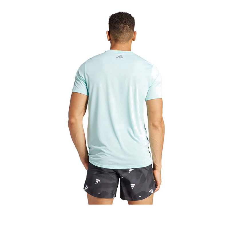 Adidas Brand Love Men's T-Shirt - Semi Flash Aqua