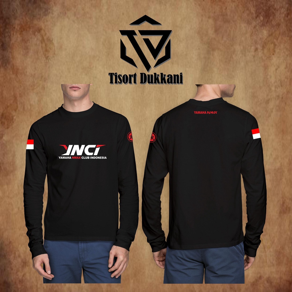 KAOS YNCI LENGAN PANJANG / KAOS NMAX CLUB MOTOR INDONESIA / Terbaru