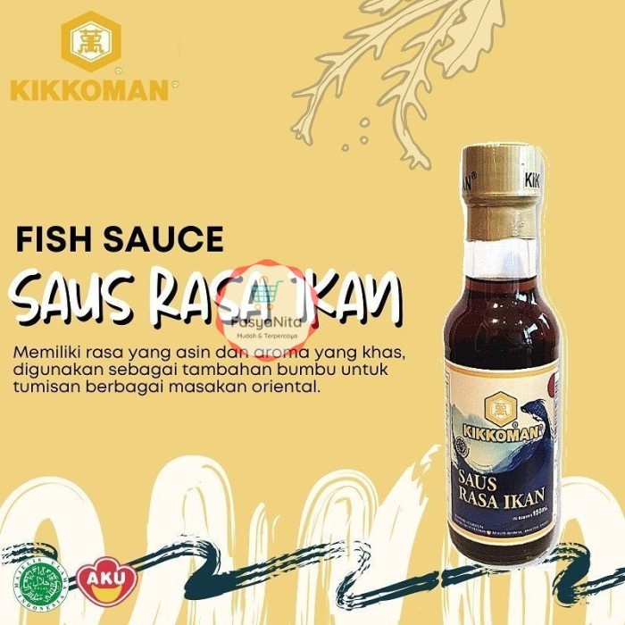 

Kikkoman Halal Soy Sauce/ Kecap Asin Jepang/ Sushi [Dispenser 150 ml] - Saus Ikan Biru - FasyAnita Mart Denpasar