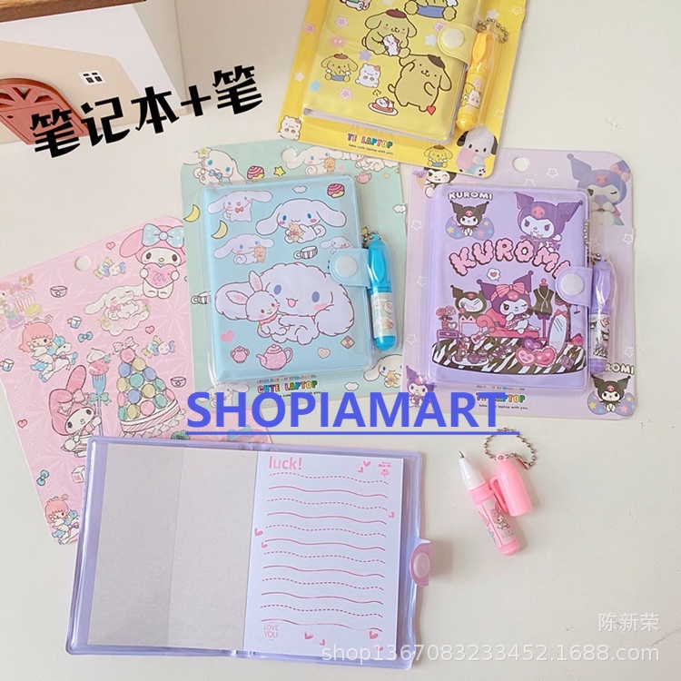 

BUKU NOTES MINI 2 IN 1 / PEN BOOK MINI / BUKU TULIS + PEN MINI LUCU SANRIO