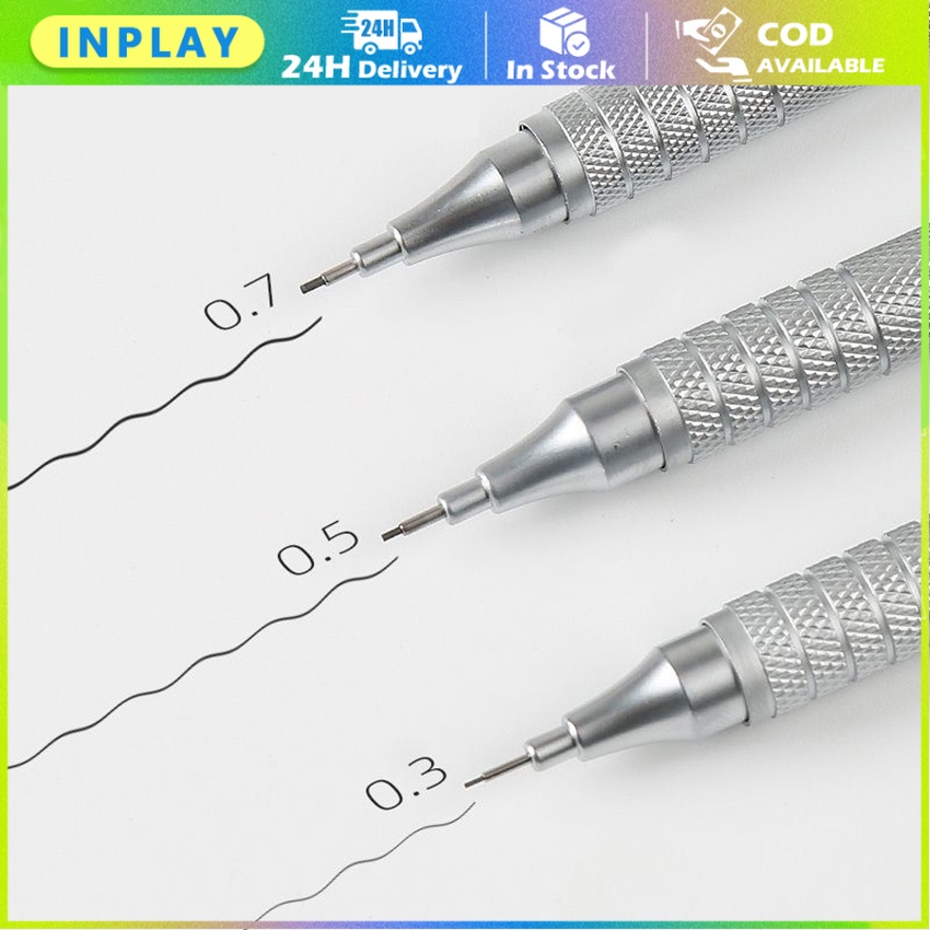 

1Pcs Pensil Mekanik 0.5MM dengan Pusat Gravitasi Rendah Gambar Logam Pensil Khusus Kantor Sekolah Tulis Perlengkapan Seni