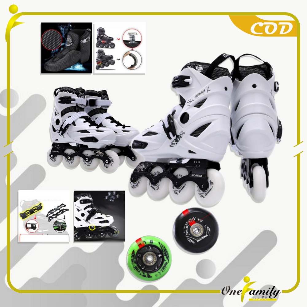 ONE-O10 Sepatu Roda Dewasa / Inline Skate Dewasa / Power Roller Skate / Sepatu Roda Pria dan Wanita