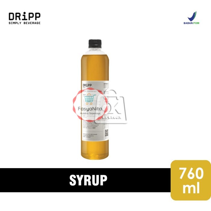 

DRIPP White Passionfruit Syrup (Botol 760ml) - FasyAnita Mart Denpasar