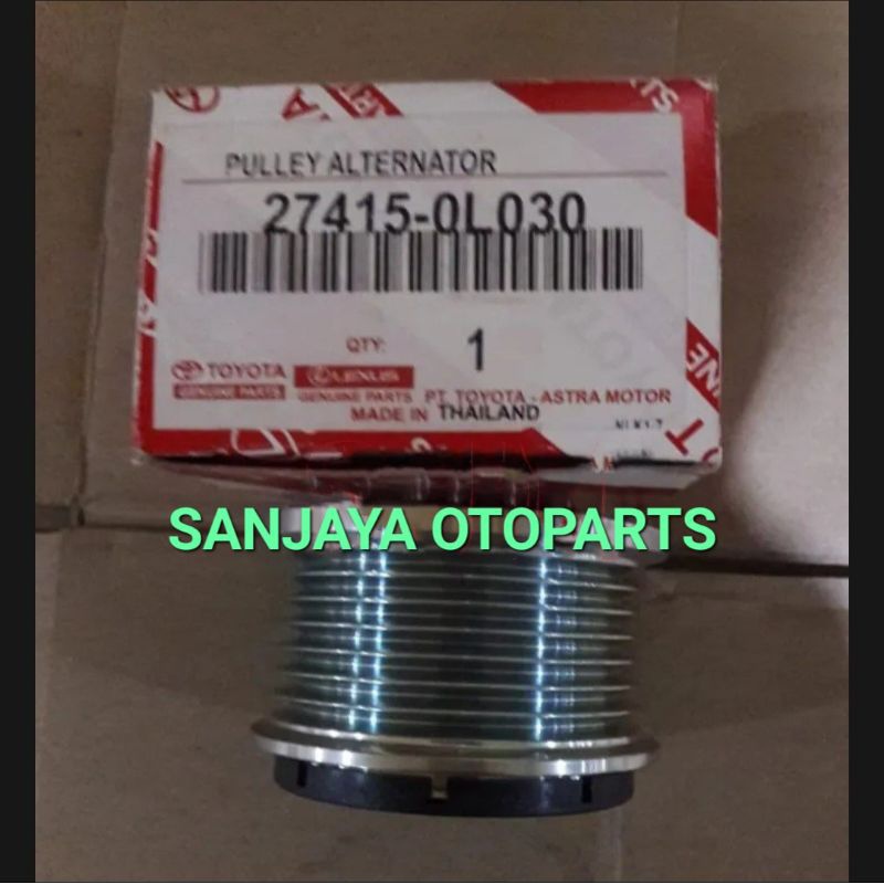 Pully Pulley Alternator Innova Fortuner Hilux