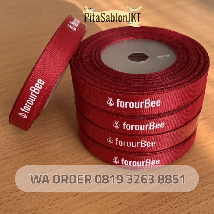 

1,2 CM CUSTOM PITA SABLON GROSGRAIN | PO 7-14 HARI ORI