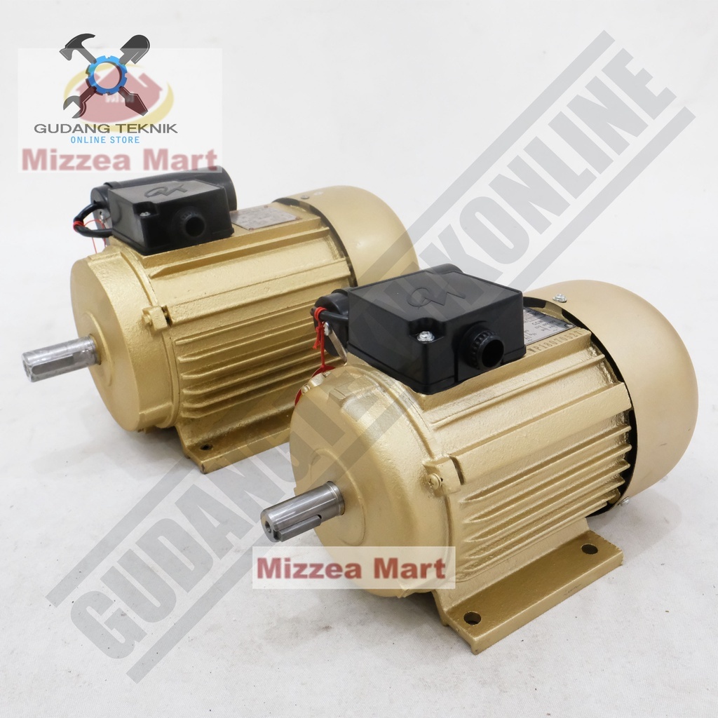 MizzeaMart Dinamo Motor Penggerak 1/4Hp 2P 1Ph 2850Rpm WIPRO - Dinamo Elektro Motor WIPRO 1/4Hp 4P 1