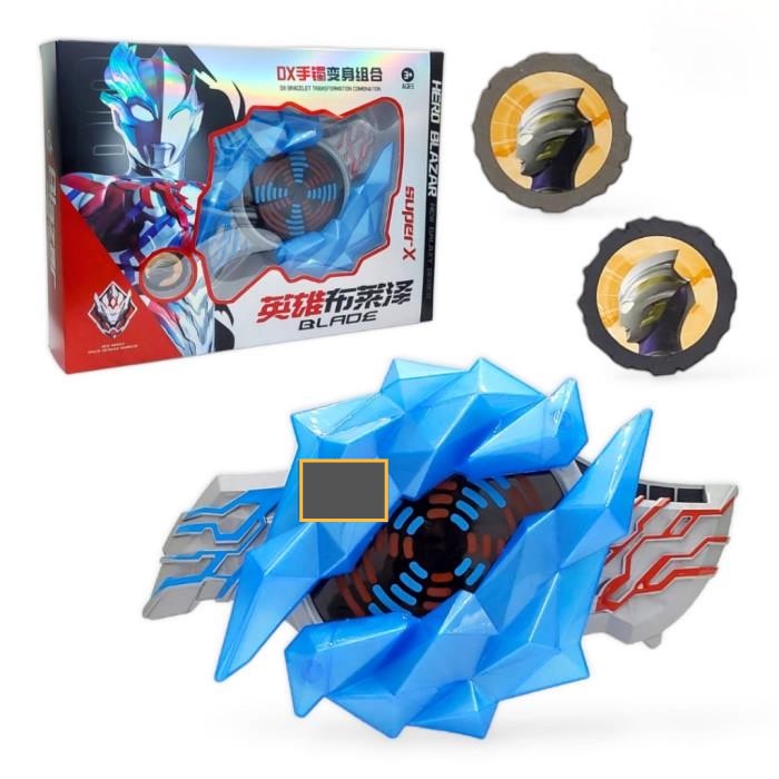 Mainan Anak Senjata Ultraman Dx Blazar Brace Musik Murah - Blazar Brace