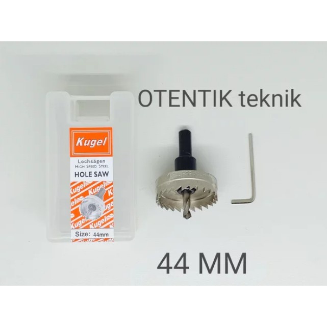 KUGEL - HOLESAW BESI HSS 44 MM - MATA BOR LUBANG 44MM - HOLE SAW KUGEL BEILI ORIGINAL
