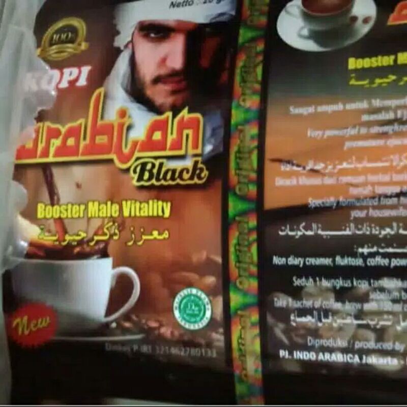 

( Bisa Cod ) KOPI ARABIAN BLACK ORIGINAL (1 BOX 10 SHACET ) - LullabyHerbal