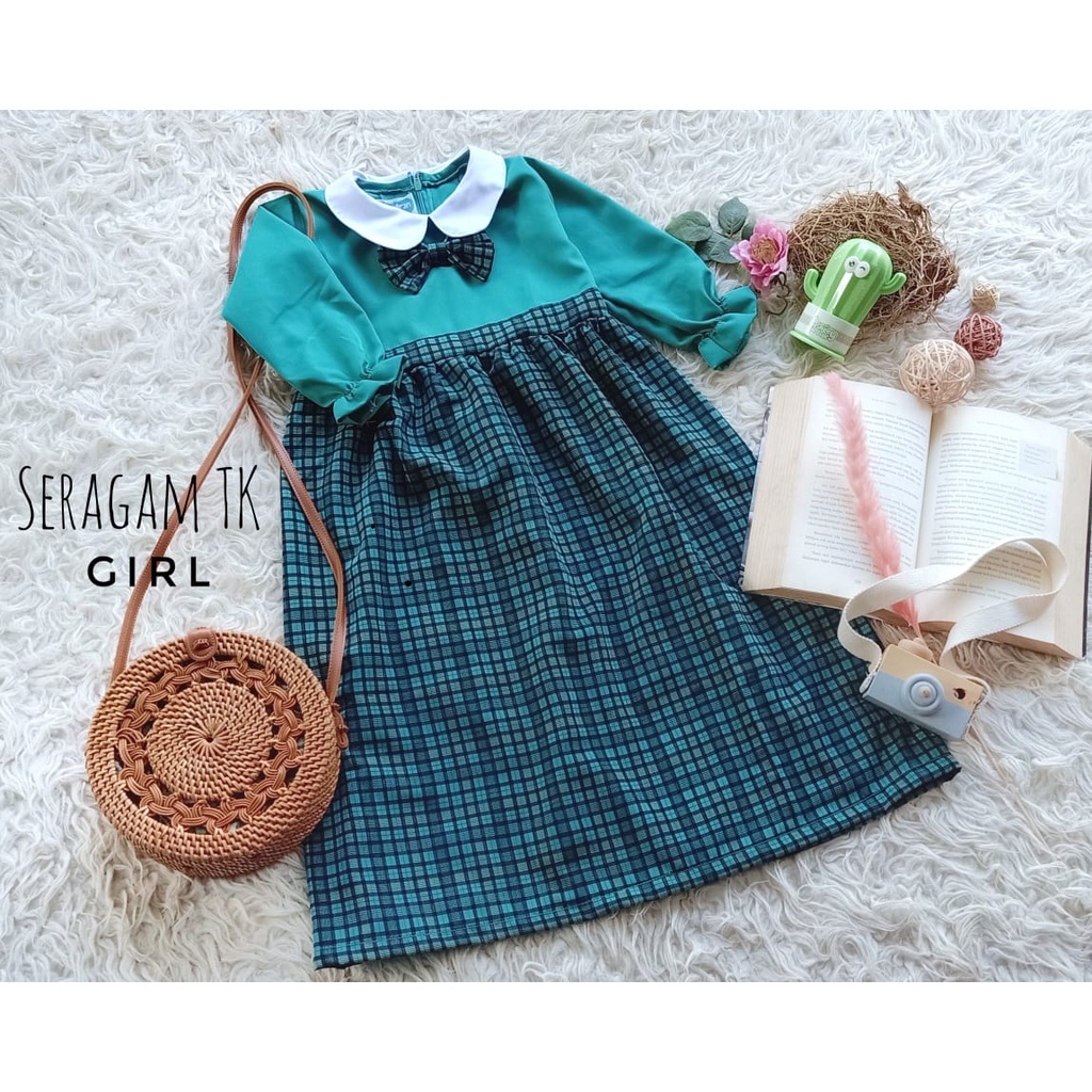 Seragam Tk Anak Unik/Seragam Anak/Setelan Anak/Seragam Paud/Seragam TK/Seragam Monocrom/Seragam Kore